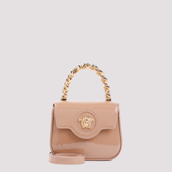 Shop Versace Mini Top Handle Medusa Bag Unica In Psv Blush