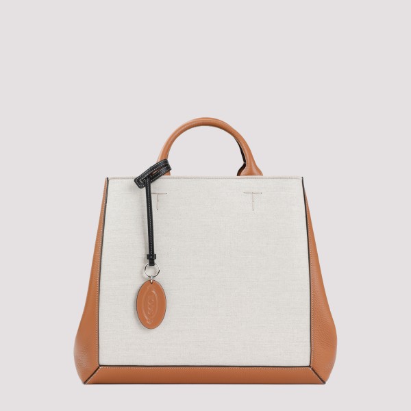 Tod's Courreges Sleek Leather Bag In White
