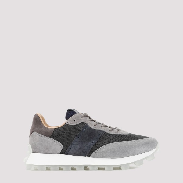 Shop Tod's Tod`s Running Sneakers 9 In Grigio Mouse
