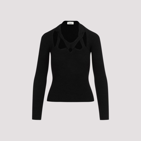 Shop Isabel Marant Zoria Pullover 38 In Bk Black