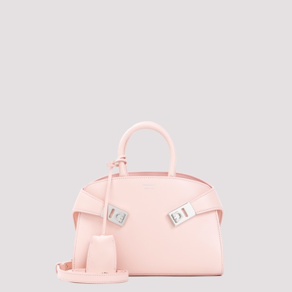 Shop Ferragamo Hug Mini Handbag Unica In Pink