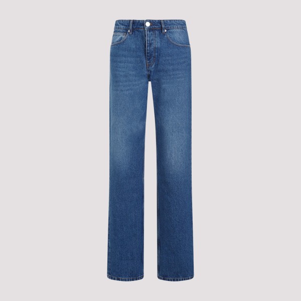 Shop Ami Alexandre Mattiussi Ami Classic Fit Jeans 32 In Used Blue