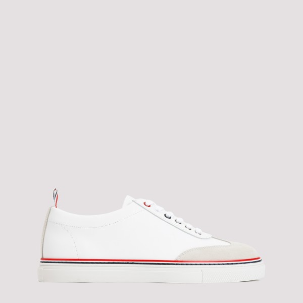 Shop Thom Browne Lo-top Trainer 7 In White
