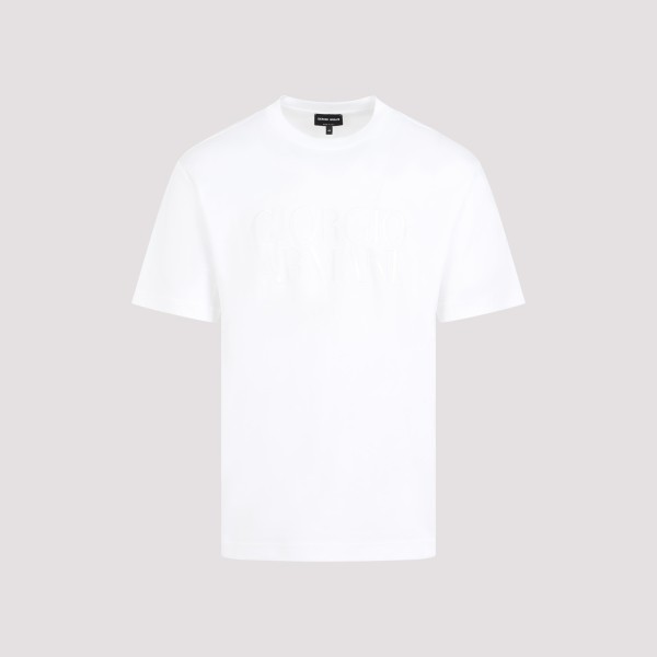 Shop Giorgio Armani T-shirt 52 In U Bianco Ottico