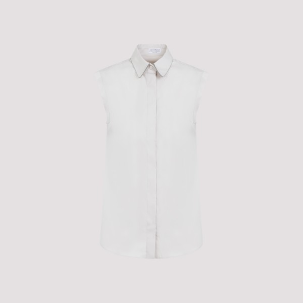 Shop Brunello Cucinelli Shirt Xs In C Warm White