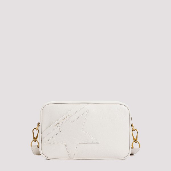 Shop Golden Goose Star Shoulder Bag Unica In Butter