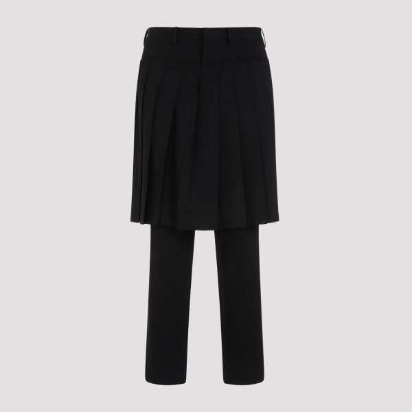 Undercover Polyester Trousers In Black