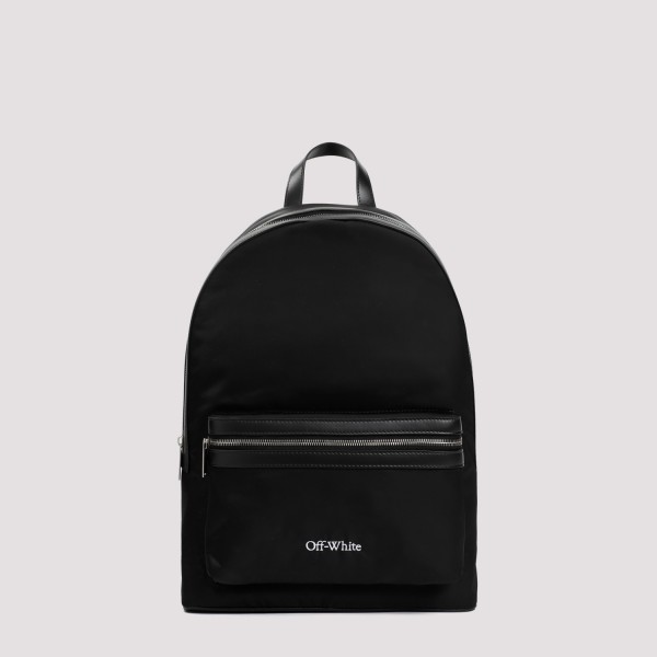 Shop Off-white Off White Core Round Nylon Backpack Unica In Black