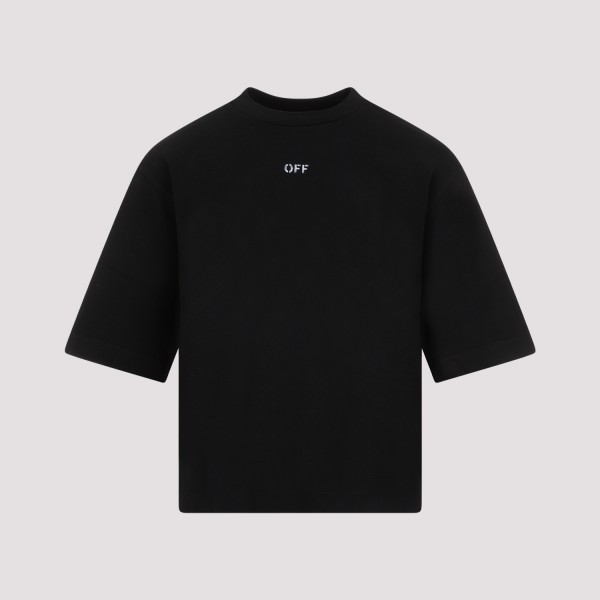 Shop Off-white Off White Embr Arrow Basic T-shirt M In Black Black