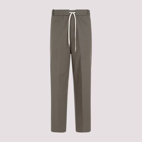 Shop Craig Green Circle Worker Trousers S In Olive
