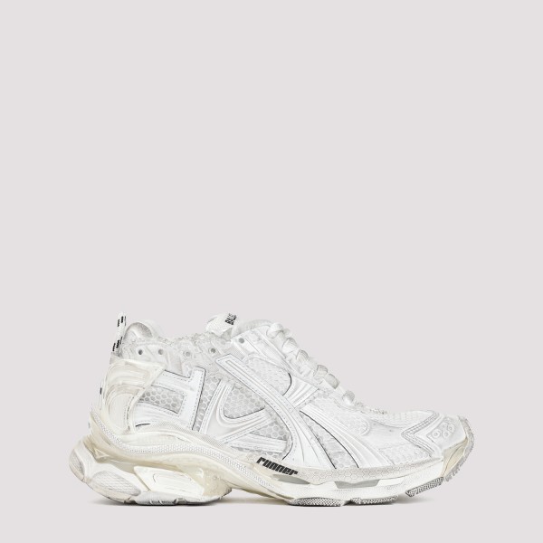 Shop Balenciaga Runner Sneakers 36 In White