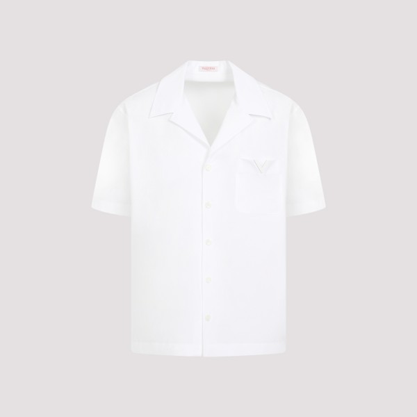 Shop Valentino Ss Shirt 48 In Bo Bianco