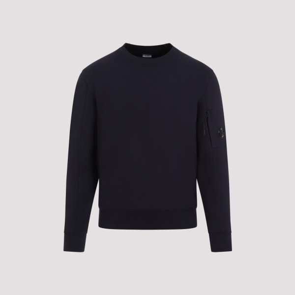Shop C.p. Company Cp Company Creneck Sweatshirt Xl In Total Eclipse