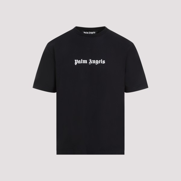 Shop Palm Angels Logo Slim T-shirt Xl In Black White