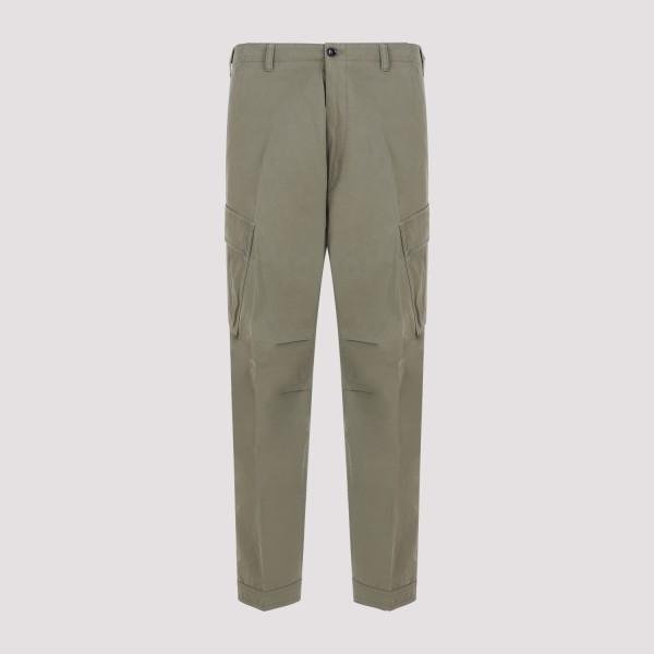 Tom Ford Twill Cargo Sport Pants In Fg Sage