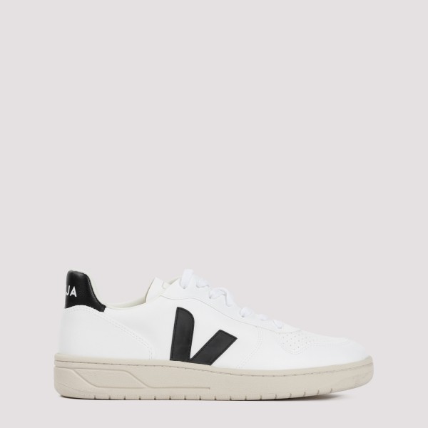 Shop Veja V10 Sneakers 43 In White Black