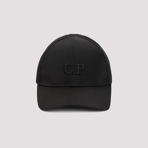 Shop C.p. Company Cp Company Chrome-r Logo Caps Unica In Black
