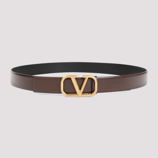 Shop Valentino Garavani V Signature Belt 95 In Kg Fondant