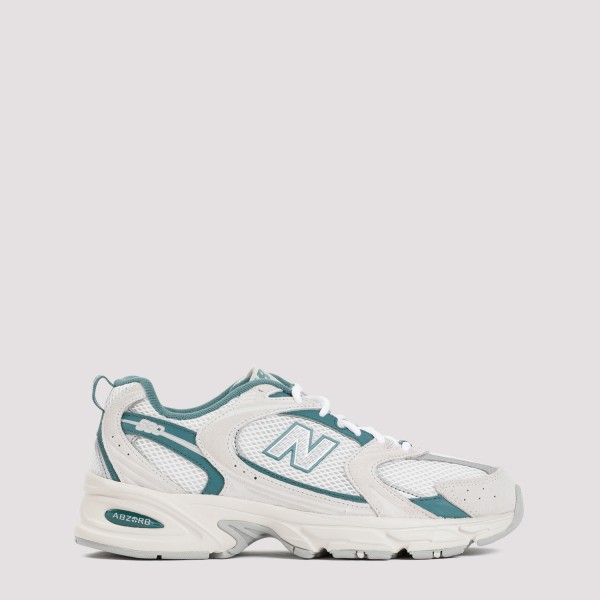 Shop New Balance 530 Sneakers 7+ In White Green