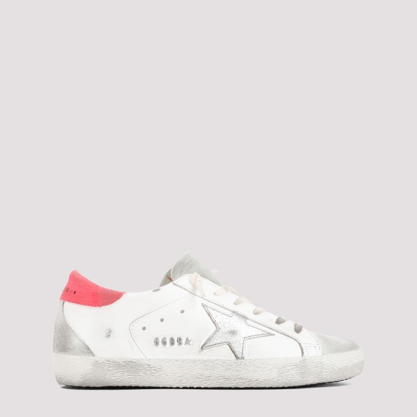 Golden Goose Superstar Sneakers In White Ice  Silver