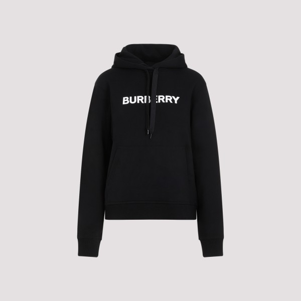 Shop Burberry Poultern Logo Hoodie S In A Black