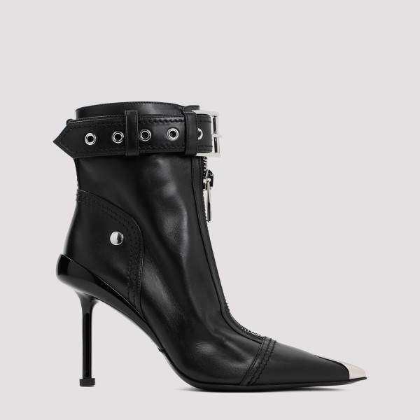 Shop Alexander Mcqueen Ankle Boot 37 In Black