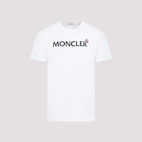 Shop Moncler Cotton T-shirt Xl In White