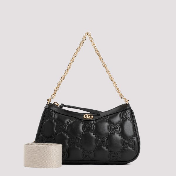 Gucci Gg Matelassé Handbag Unica In Black Natural