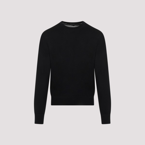Shop Tom Ford Cashmere-silk Sweater 52 In K Black