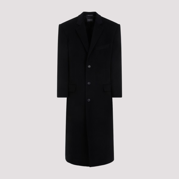 Balenciaga Oversized Coat In Black
