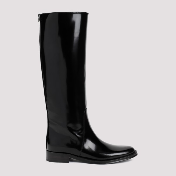 Shop Saint Laurent Godiva Boots 38 In Nero