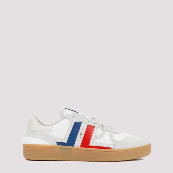 Shop Lanvin Clay Tennis Sneakers 44 In S White Multicolor