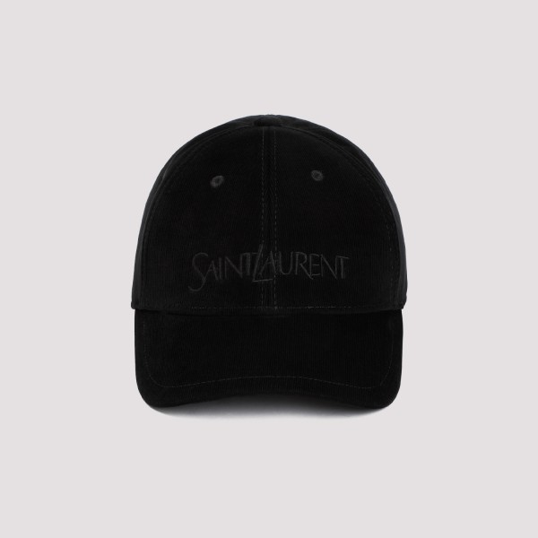Shop Saint Laurent Baseball Cap 59 In Black