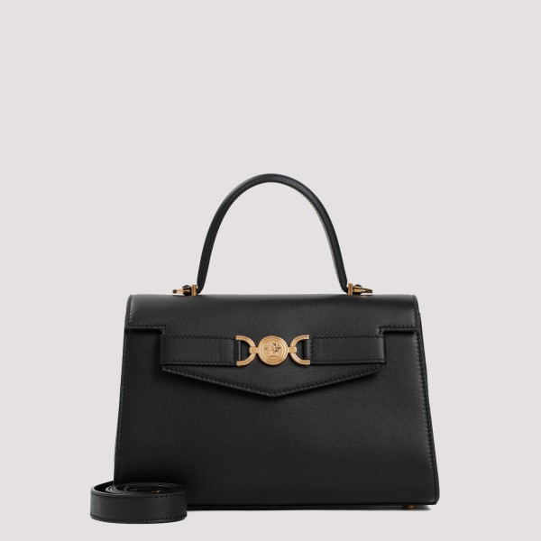 Versace Mini Top Handle Bag In Black