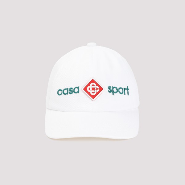 Shop Casablanca Cotton Baseball Cap Unica In Casa Sport Icon