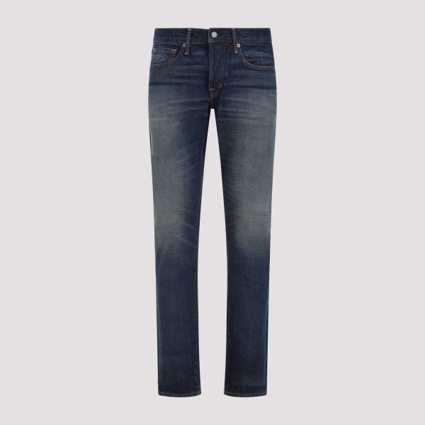 Shop Tom Ford Slim Fit Denim Jeans 32 In Hb Strong Blue
