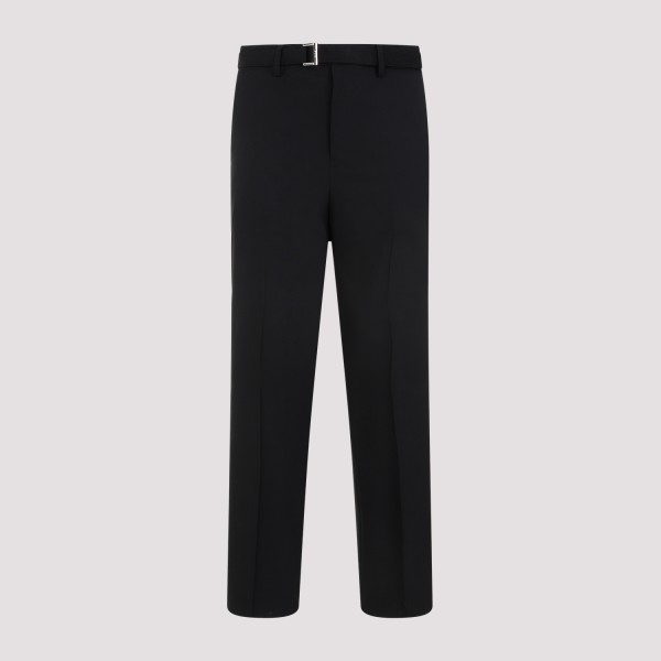 Shop Sacai Suiting Pants 3 In Black