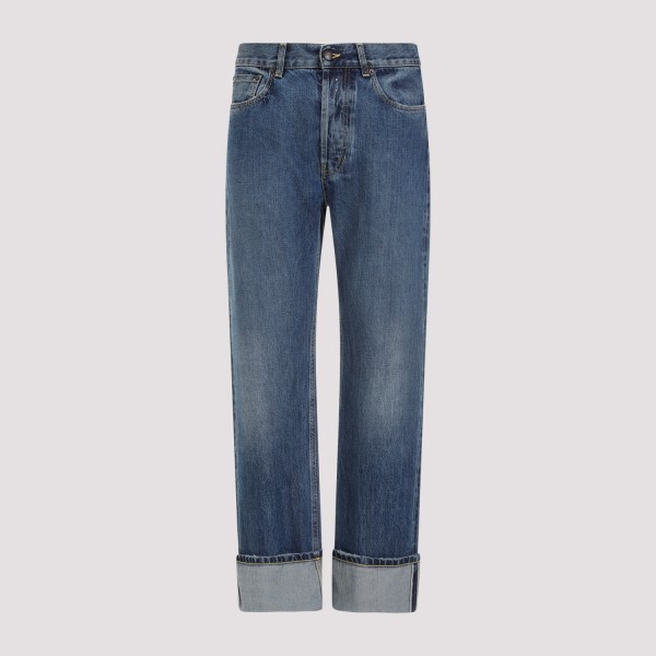 ALEXANDER MCQUEEN ALEXANDER MCQUEEN TURN UP JEANS 50