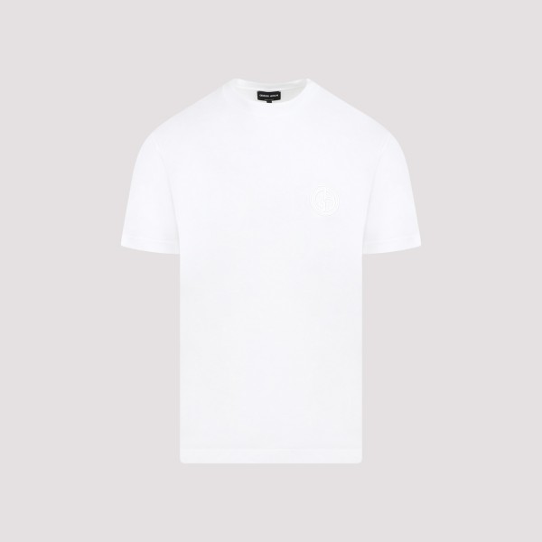 Shop Giorgio Armani T-shirt 48 In U Bianco Ottico
