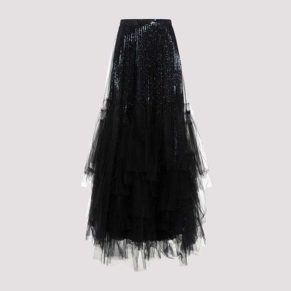 Ralph Lauren Collection Daphne Skirt In Black