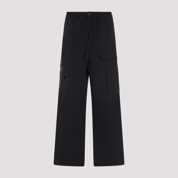 Shop Y-3 Crinkle Nylon Pants M In Black