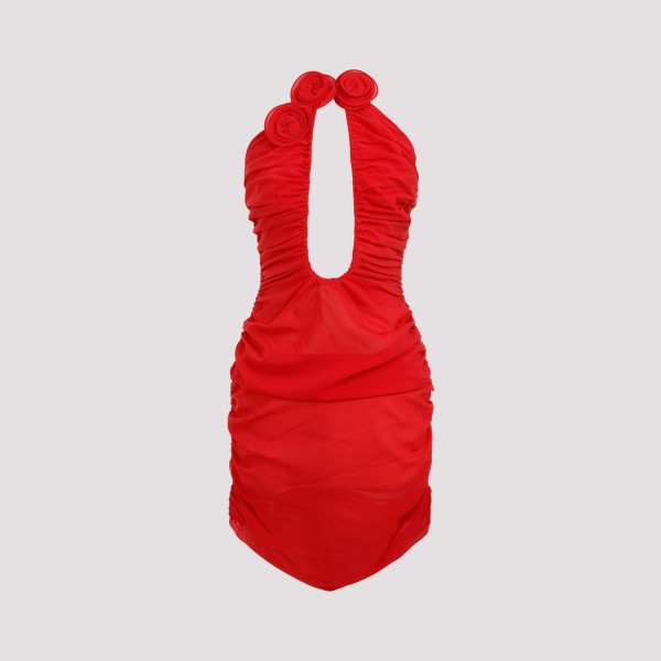 Magda Butrym Silk Dress In Red