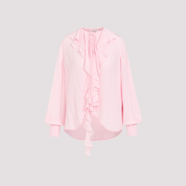 Victoria Beckham Romantic Blouse In Orchid