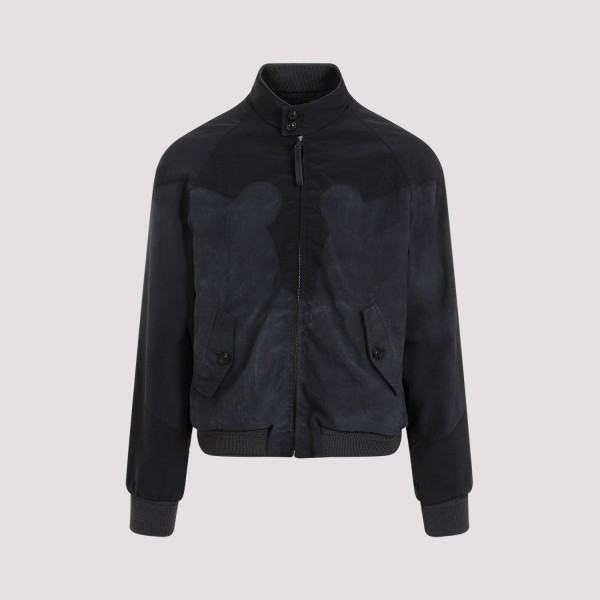 Shop Maison Margiela Polyamide Sport Jacket 48 In Charcoal
