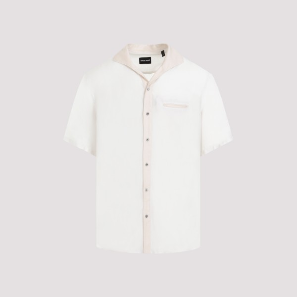 Shop Giorgio Armani Shirt M In Ubn Brilliant White