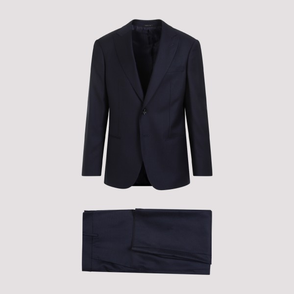 Shop Giorgio Armani Suit 50 In Fbwf Night Sky