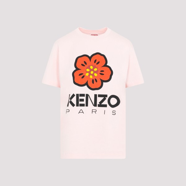 Kenzo Paris Loose T-shirt In Rose Clair