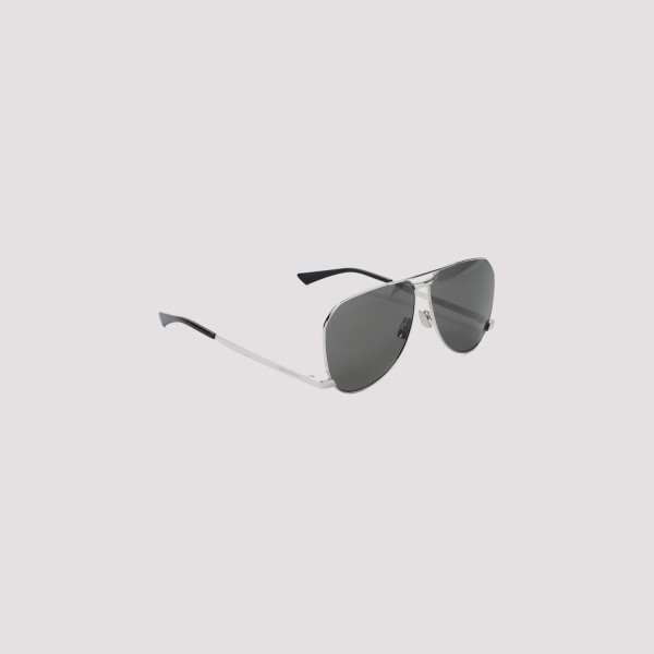 Shop Saint Laurent Sl 690 Sunglasses Unica In Silver Silver Grey