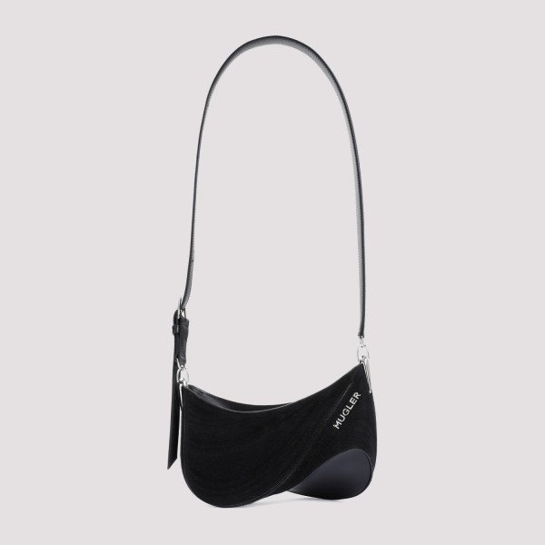 Mugler Curve Bag In Black