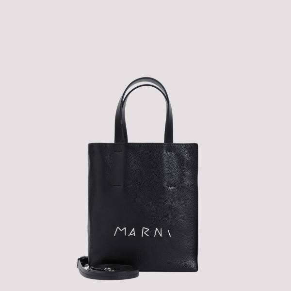 Shop Balenciaga Marni Museo Soft Mini Handbag Unica In Black White